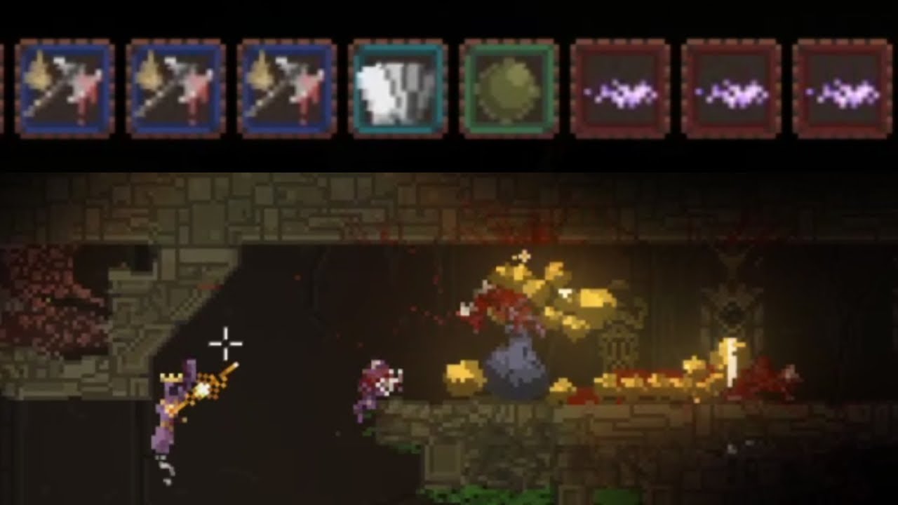 Критическая механика штабелирования Noita