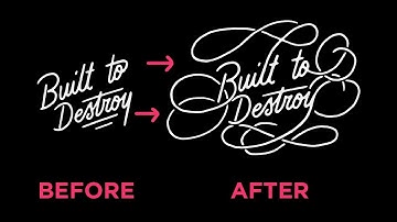 How to add flourishes and swashes to your hand lettering!