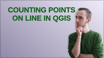 Gis: Counting points on line in QGIS