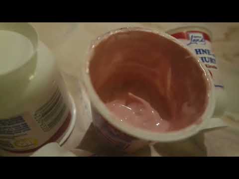 Gutes Land Sahne Joghurt mild Heidelbeere oder Kirsche unbox n eat n becherleeeeee