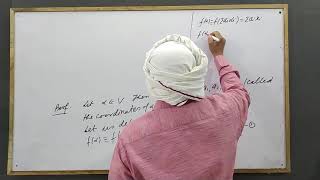 Algebra of Linear Functionals 5[Linear Space of Linear Functionals-2] by YB Singh KNIPSS Sultanpur Net Worth