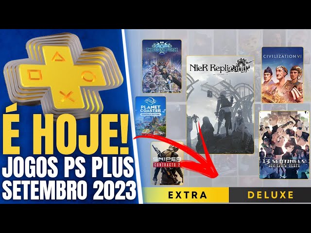 PS Plus Extra e Deluxe tem jogos de setembro liberados