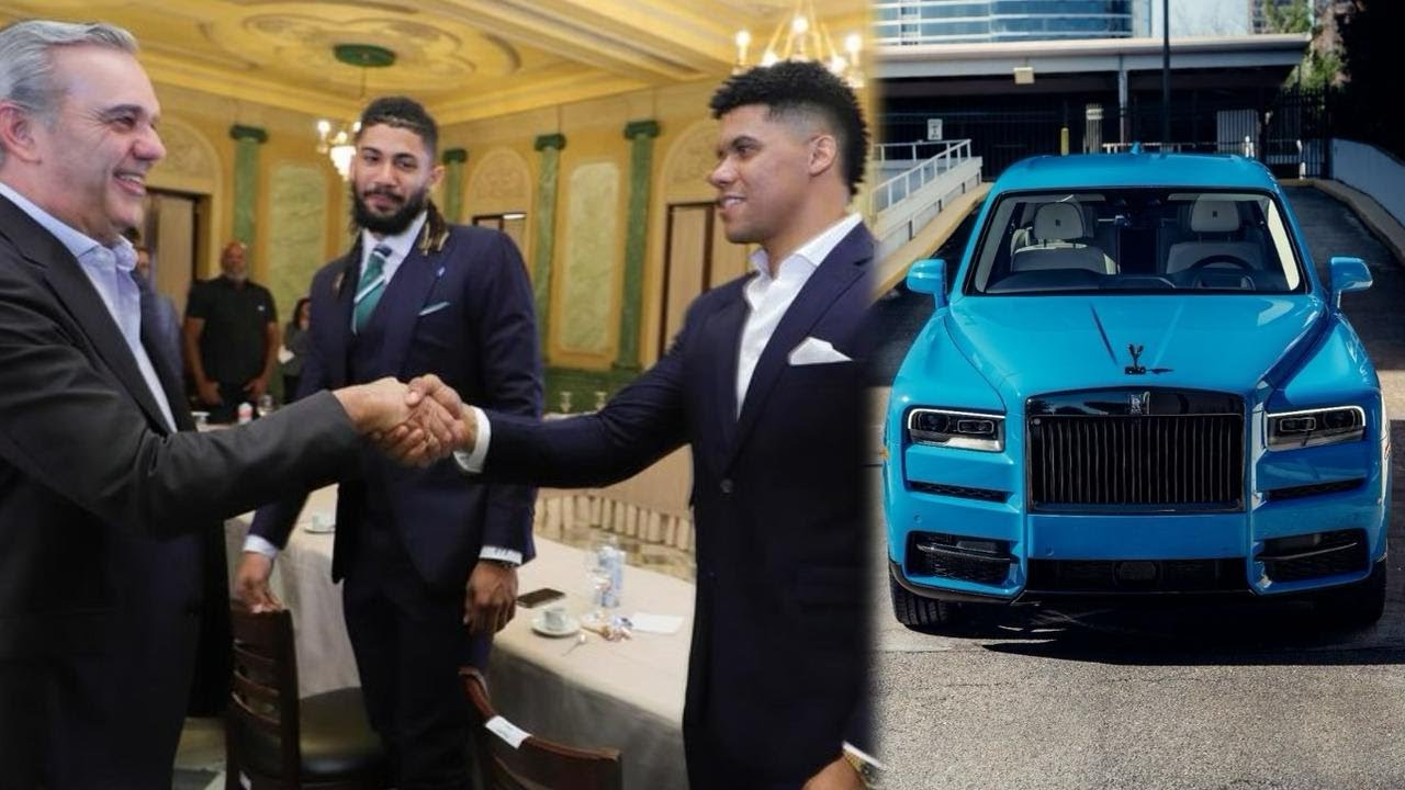 Juan Soto y Tatis Jr Le Entregan Un Rolls Royce a Luis Abinader De Regalo Nuevo Auto Presidencial
