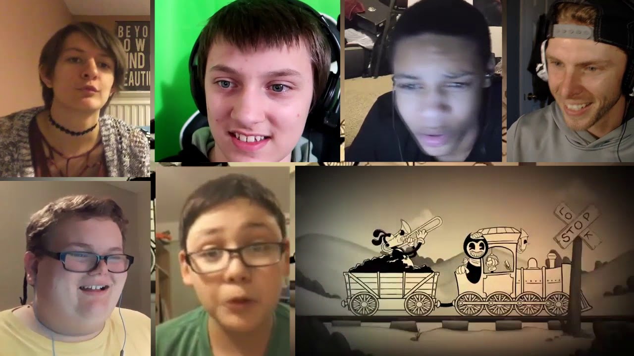 FIND THE KEYS | Animated Bendy and the Ink Machine Rap! [REACTION MASH-UP]#50