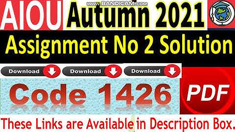 AIOU Code 1426 Solved Assignment No.2 Autumn 2021 | Subject: English Literature | Level: Bachelor/BA