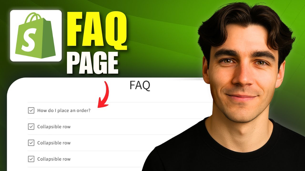 How to Create An FAQ Page On Shopify (Tutorial 2026) - YouTube