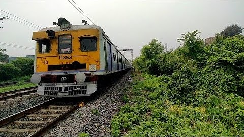 37651 Up Howrah Memari Galloping Local | Emu Train | Indian Railway