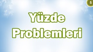 Bir Çokluğun Belirtilen Yüzdesini Bulma Problemleri 5. Sınıf Matematik | CANLI