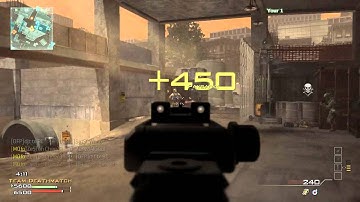 MW3 Hardhat MP7 Multi kill