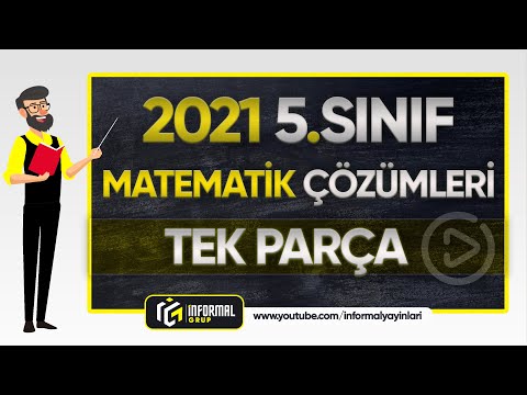 İOKBS 2021 - 5 Sınıf Matematik Soruları ve Çözümleri | Bursluluk Sınavı