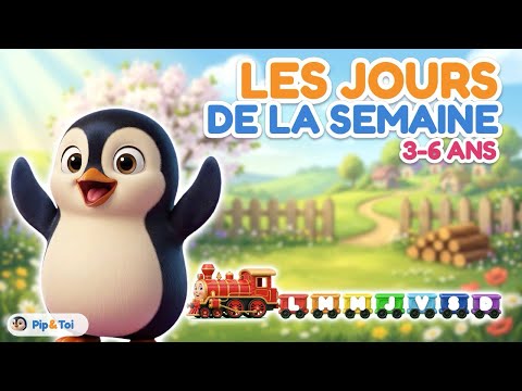 Les jours de la semaine pour enfants : le train des 7 jours avec Pip