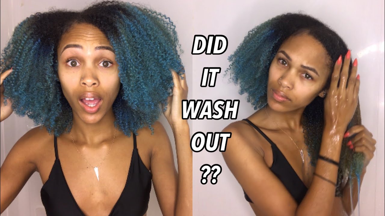 Did It Stain My Hair Hairpaint Wax Wash Out Youtube