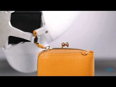 Testing of luxury handbags and purses. - video from QB Robotics
