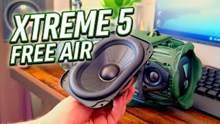 Jbl Xtreme 5  Free Air Test Big Bass Racetrack Driver 