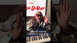 No lube so rude tour kicks off Feb 20!!! Who’s ready to get rude??? #tour #deep #comingsoon