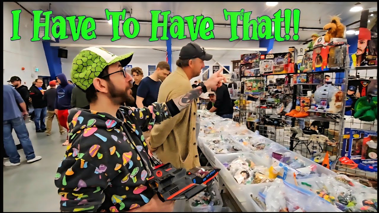 Absolutely INSANE Toy Hunt at the Red and White Comic and Toy Expo!!