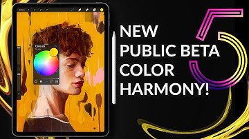 Procreate 5 Public Beta: NEW Color Harmony!
