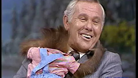 Johnny Gets a Hug From a Baby Orangutan | Carson T...