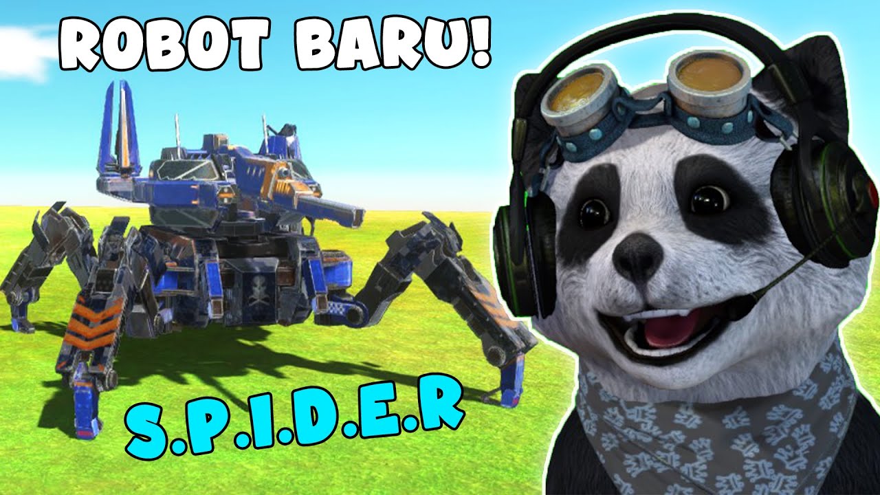 ROBOT DENGAN KEKUATAN LISTRIK DAN DRONE PENGHANCUR!!! - Animal Revolt Battle Simulator