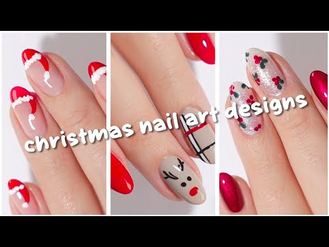 Nail Art Designs For Christmas 🎅🏻 Minimalist & Cute Christmas Nail Art Compilation!