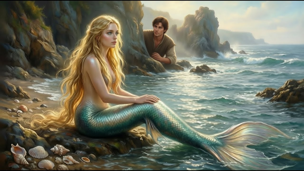 حكاية_حورية البحر الحزينة و ساحرة البحر و الأمير الذي أنقدته الحورية من الغرق.