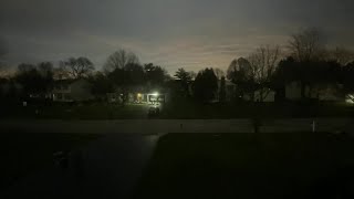 Eclipse time lapse in upstate NY shows day to night