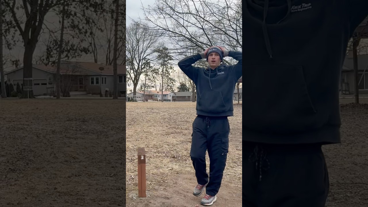 Chain out 😭 my quest to ace every hole at my local course is getting to me! 