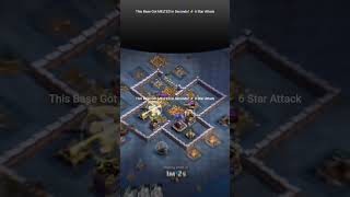 This Base Got MELTED in Seconds! ⚡ 6 Star Attack #coc #clashofclans #gaming