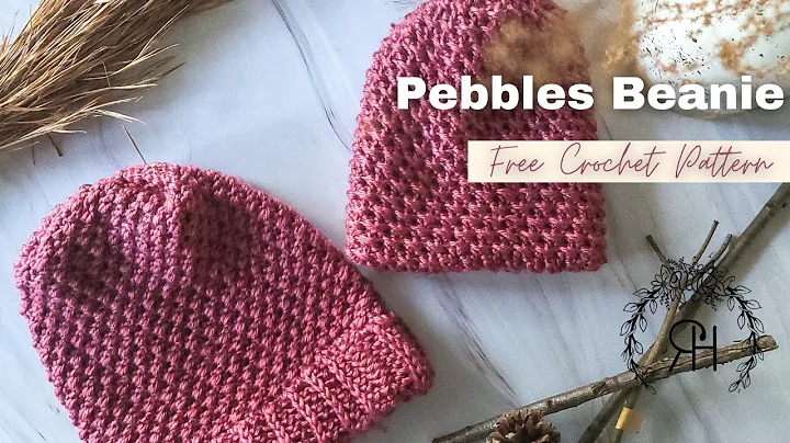 Easy Pebbles Beanie Crochet Pattern