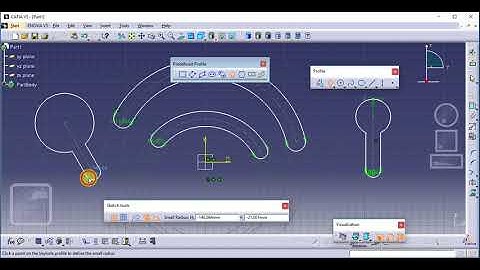 CAD CATIA V5 Sketcher Workbench Part 1 Basics of CATIA Software