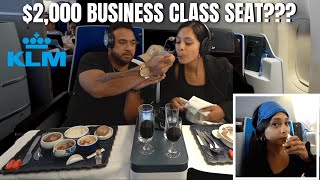 10+ HOURS IN KLM BUSINESS CLASS!
