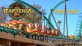 Rapterras First Flight - New Kings Dominion 2025 World’s Tallest & Longest Launched Wing Coaster