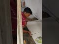 Tiles Installation on floor. Marble