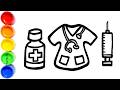 👩‍⚕️🎨 Draw Doctor Kit &amp; Medicine for Kids | Fun Learning Drawing ✏️💊 | Kids Songs  | Yup Yup Go