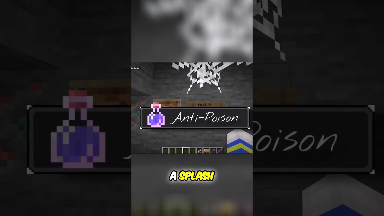 Wolf Attacks and Anti-Poison? 🤔 #minecraft #viral #wolf #spider  #minecraftshorts