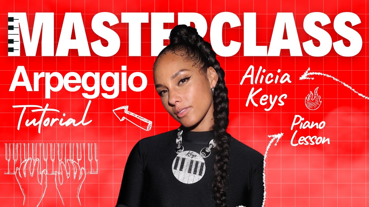 🎹 Урок игры на фортепиано с арпеджио Алисии Киз // Арпеджио — это ПРОСТО дыхание аккордов