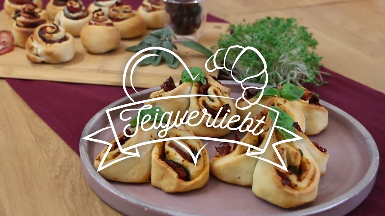 Zweierlei pikante Schnecken - Teigverliebt