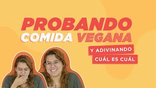 Probando comida vegana | Meat vs. Vegan