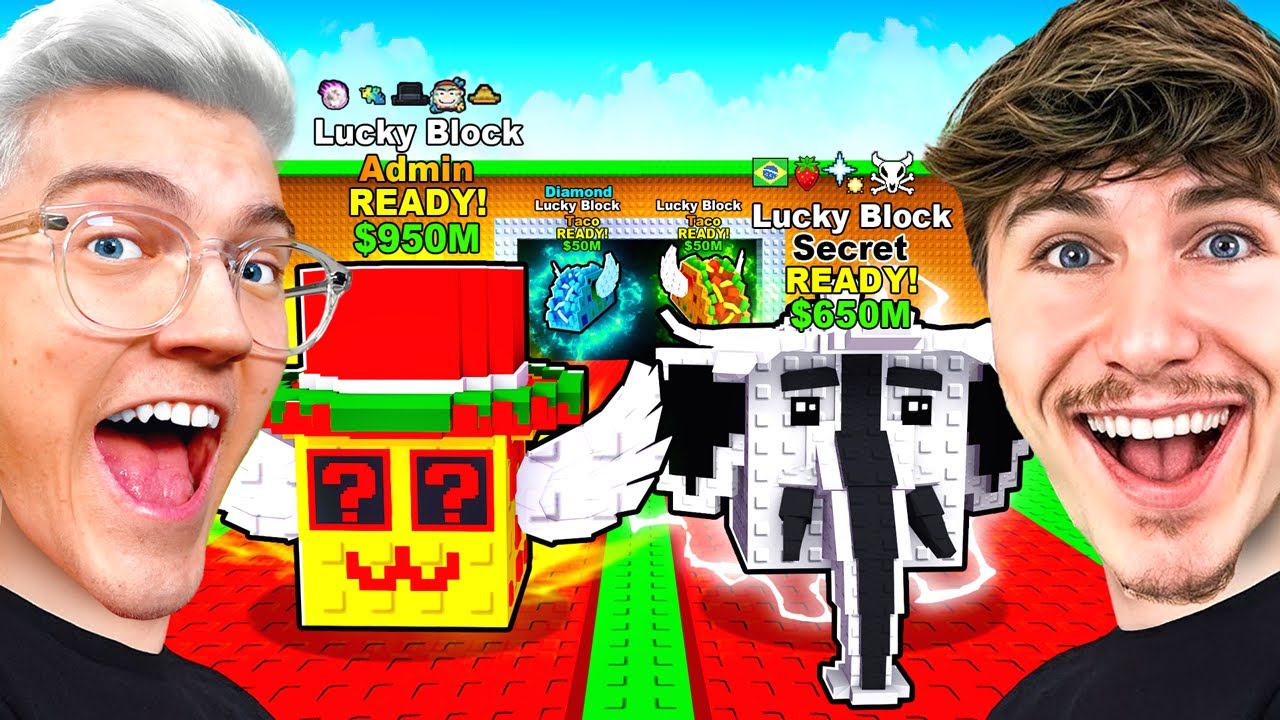 BIG PACK Opening de LUCKY BLOCK contre KEVKO sur Steal a Brainrot