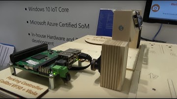 Toradex at Microsoft Booth with Azure IoT Hub, Windows 10 IoT Core and Windows Embedded Compact