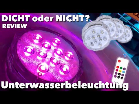 Video: Poolbeleuchtung: LED-Unterwasserbeleuchtung Für Hintergrundbeleuchtung Und Deckenbeleuchtung, Weitere Optionen