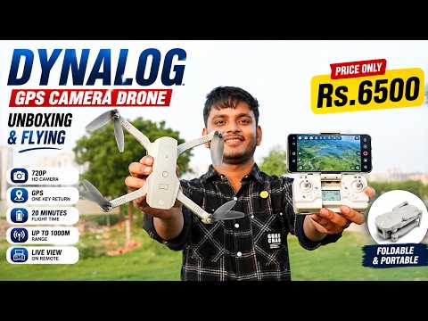 Dynalog Camera Drone 2026 Edition Unboxing And Flying - Dynalog Drone New Price Only ā¹6500