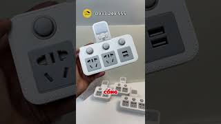 AN TÂM TUYỆT ĐỐI CHO CẢ GIA ĐÌNH VỚI Ổ ĐIỆN CHỐNG GIẬT HOTECH 🛡️👶 #odienantoan #hotech