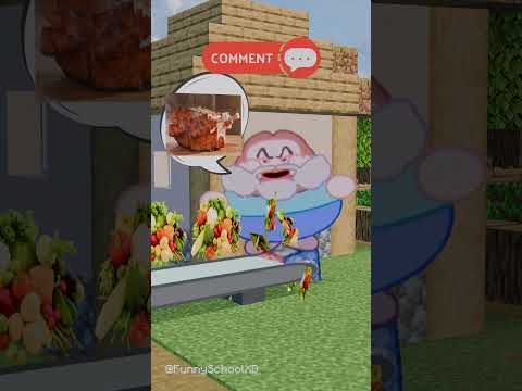 Mega Bacon VS. Fat Steve - Roblox VS. Minecraft