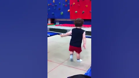 Aedyn jumping