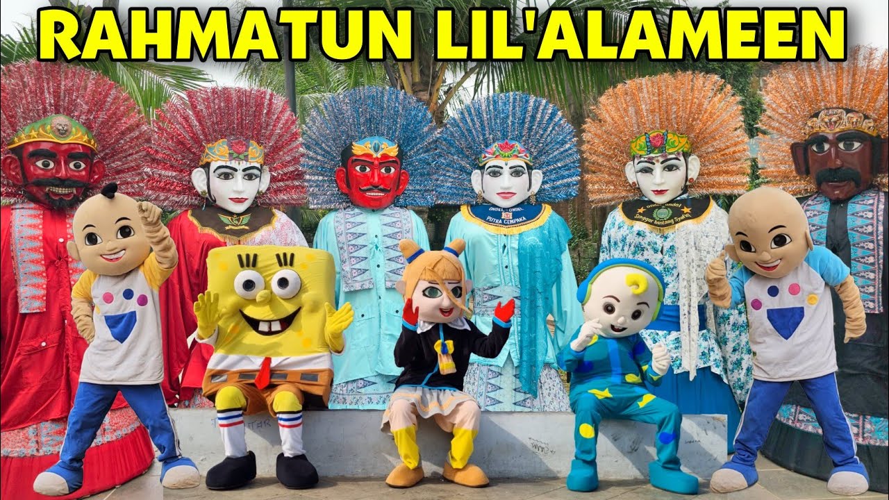 ONDEL ONDEL DAN BADUT SHOLAWATAN - RAHMATUN LIL ALAMEEN - ONDEL ONDEL BETAWI SHOLAWAT MAHER ZAIN