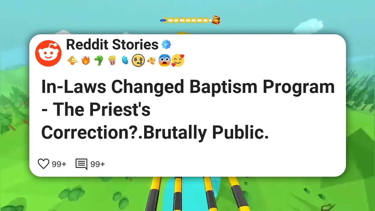 Родственники жены изменили программу крещения — исправление священника? Жестоко публично. #reddit