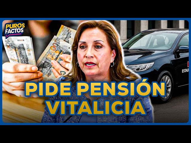 Dina Boluarte solicitó al congreso beneficios por ser expresidenta | SEGMENTO #PurosFactos