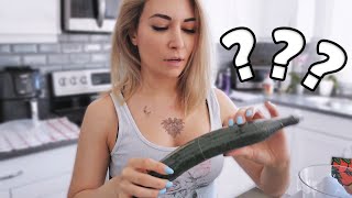 Alinity figures out cucumbers and peaches