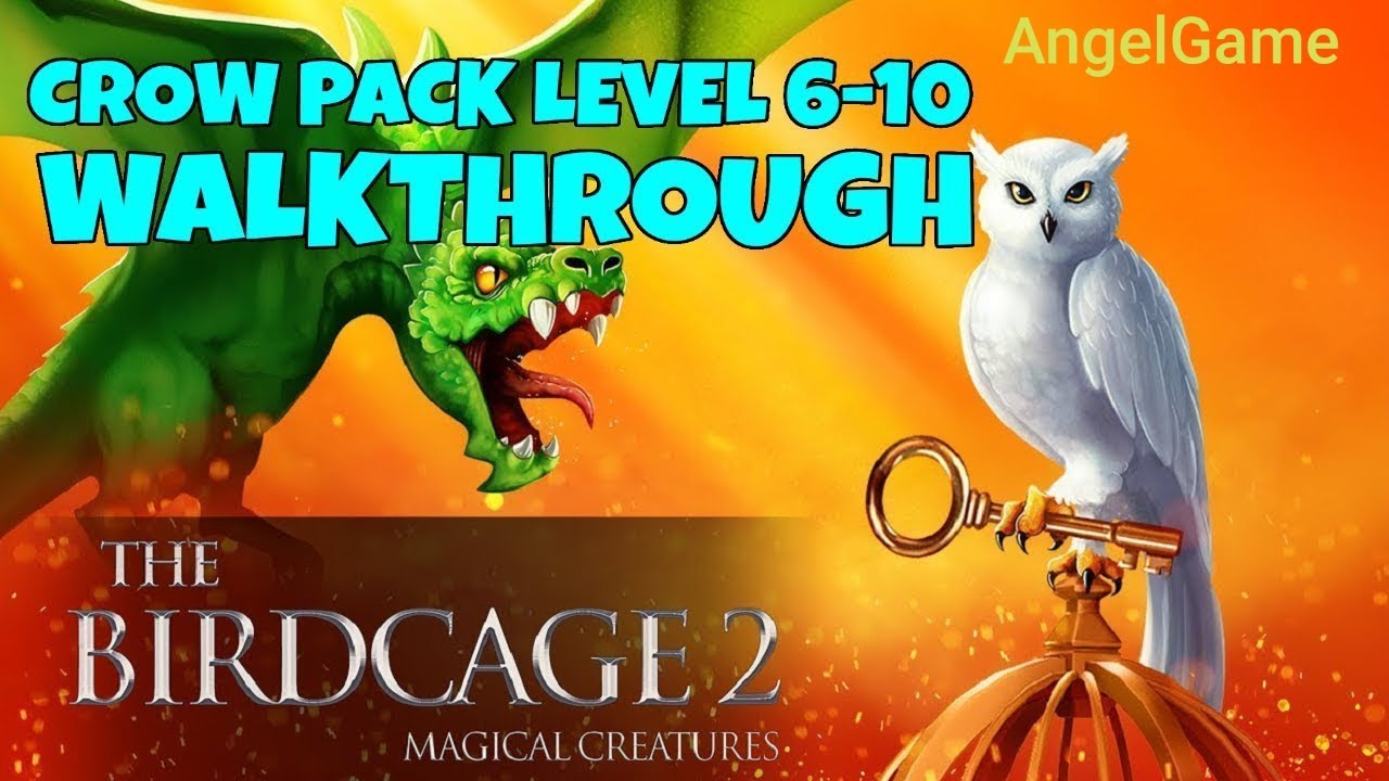 The Birdcage 2: Crow Pack Levels 6 7 8 9 10 Walkthrough + All Gems